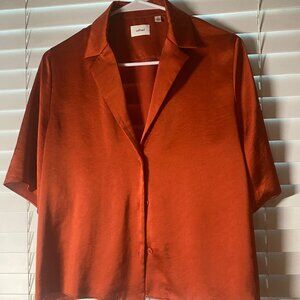 Aritzia Babaton - Satin like Shirt